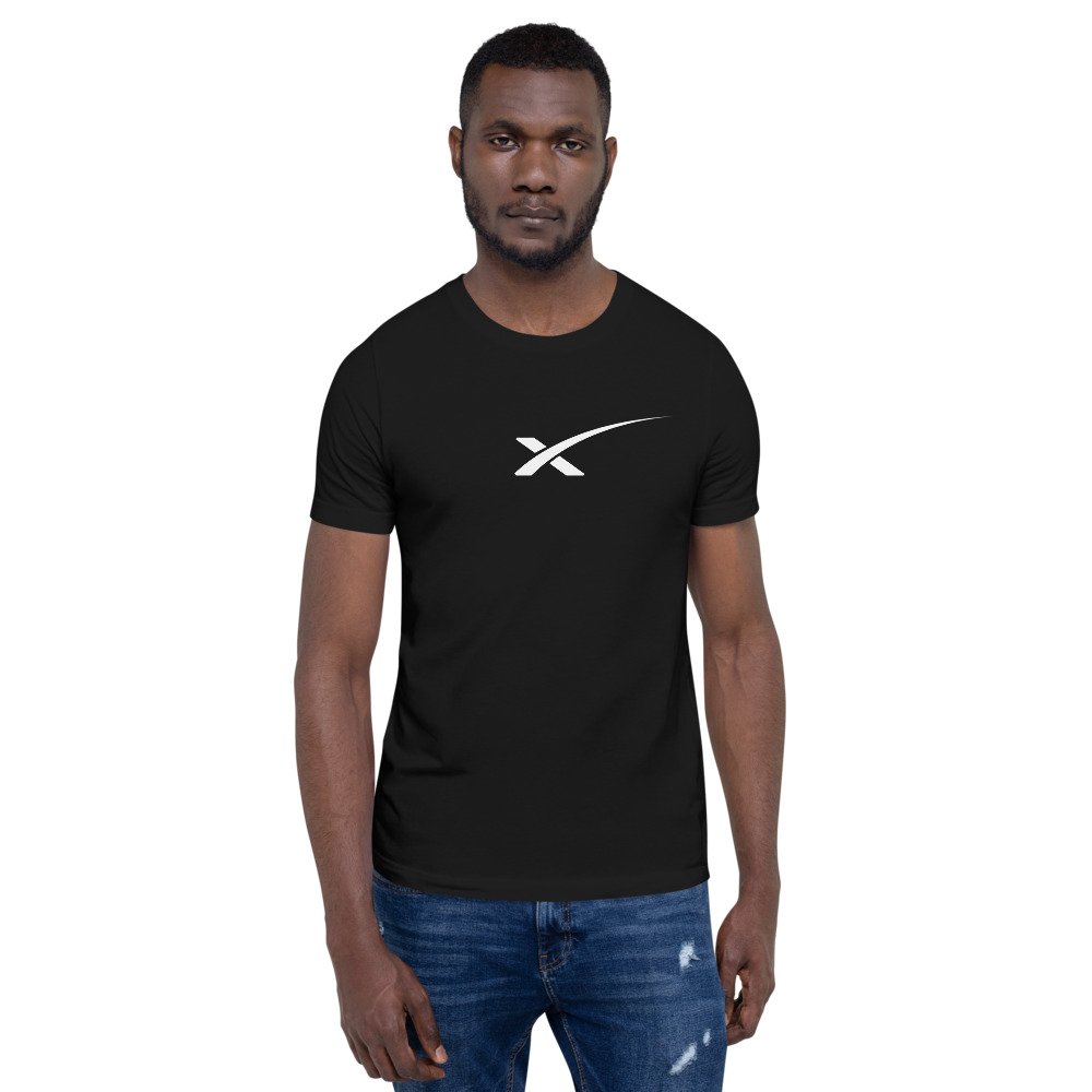 White SpaceX X Icon T-Shirt - AI Store