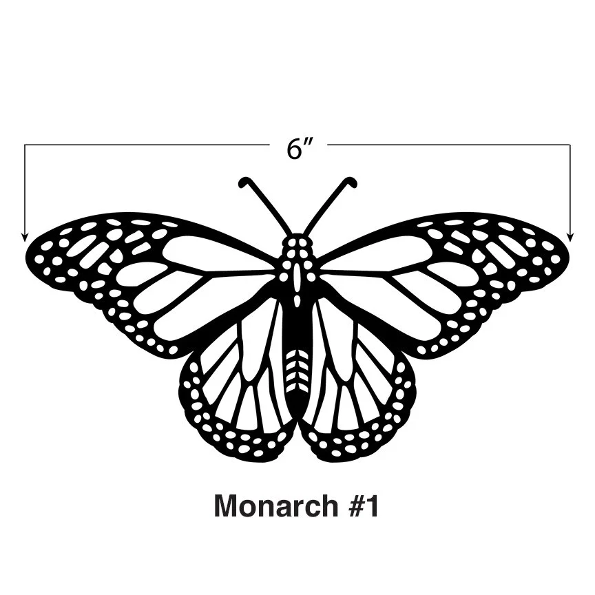 Monarch Butterfly Stencils — Plum Island Transfers