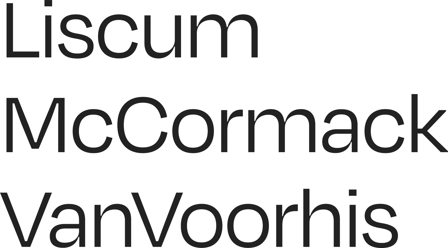 Liscum McCormack VanVoorhis Architects