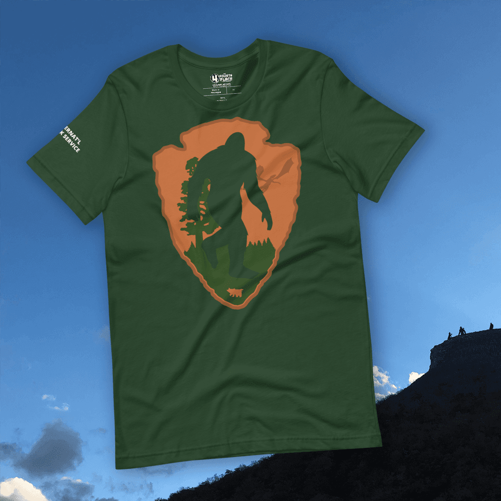manager Voorgevoel Schots Bigfoot Unisex T-Shirt from Supernat'l Park Service