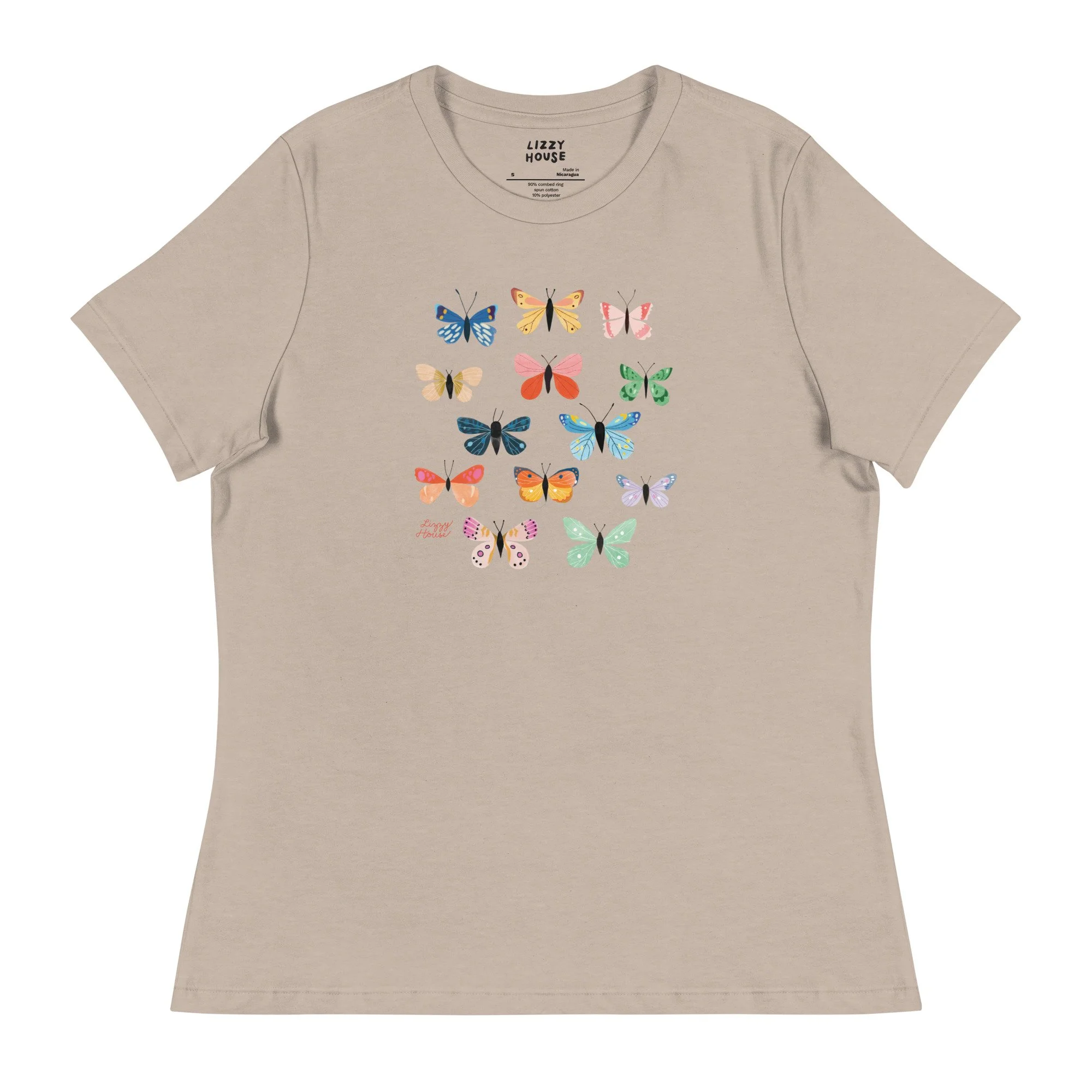 セリーヌ Cotton t-shirt with multicolor print CELINE Studded Logo Tie Dye Loose T-shirt Cotton Multicolor