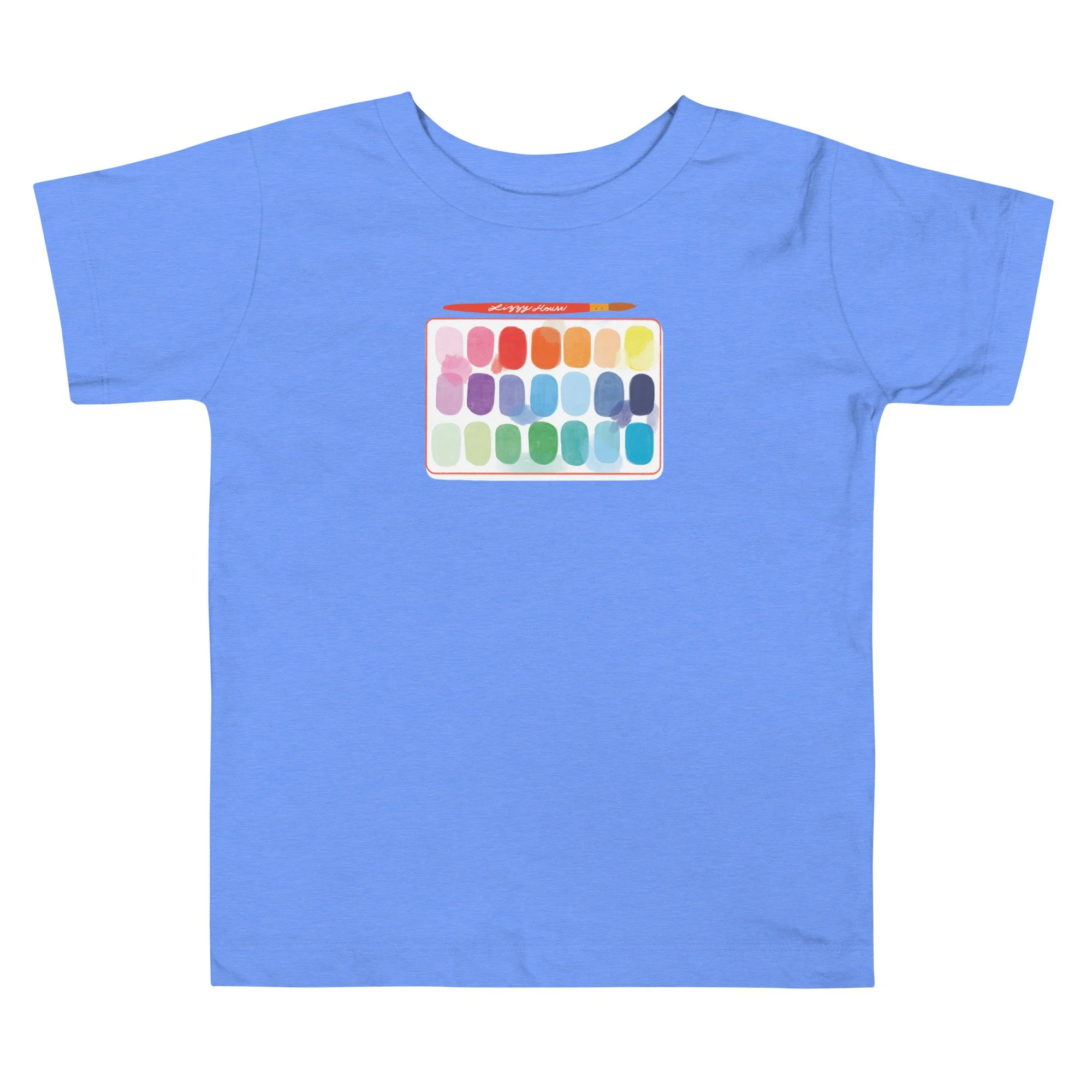 Lizzy's Watercolor pans Toddler Short Sleeve Tee