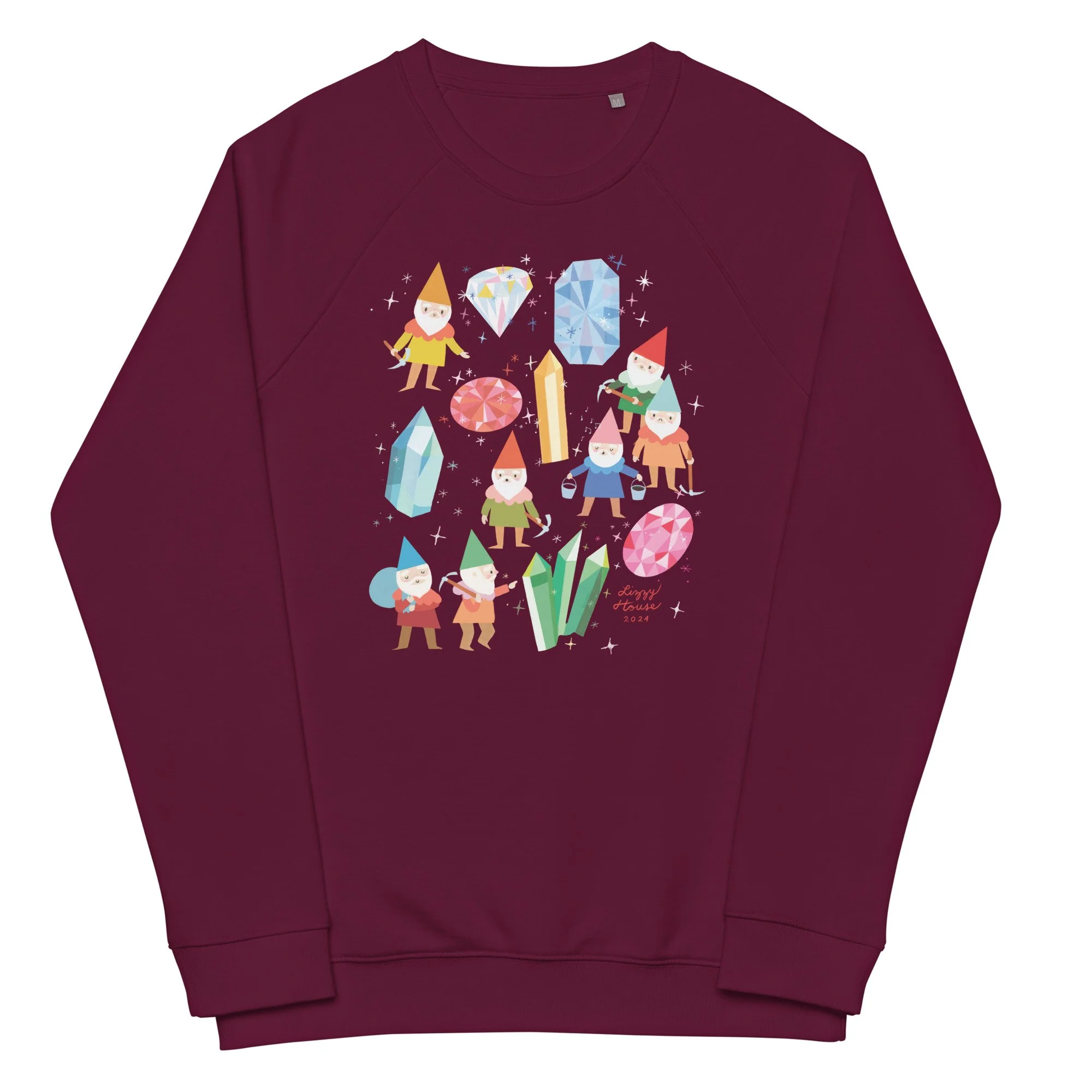 【CPGN STUDIO】23FW★ Shooting Bear Raglan Sweatshirt Varsity Bear Kids' Crewneck Sweatshirt – Sky and Bear