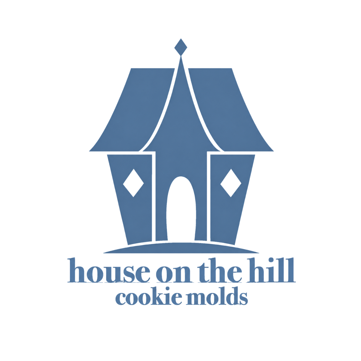 House on the Hill Cookie Molds