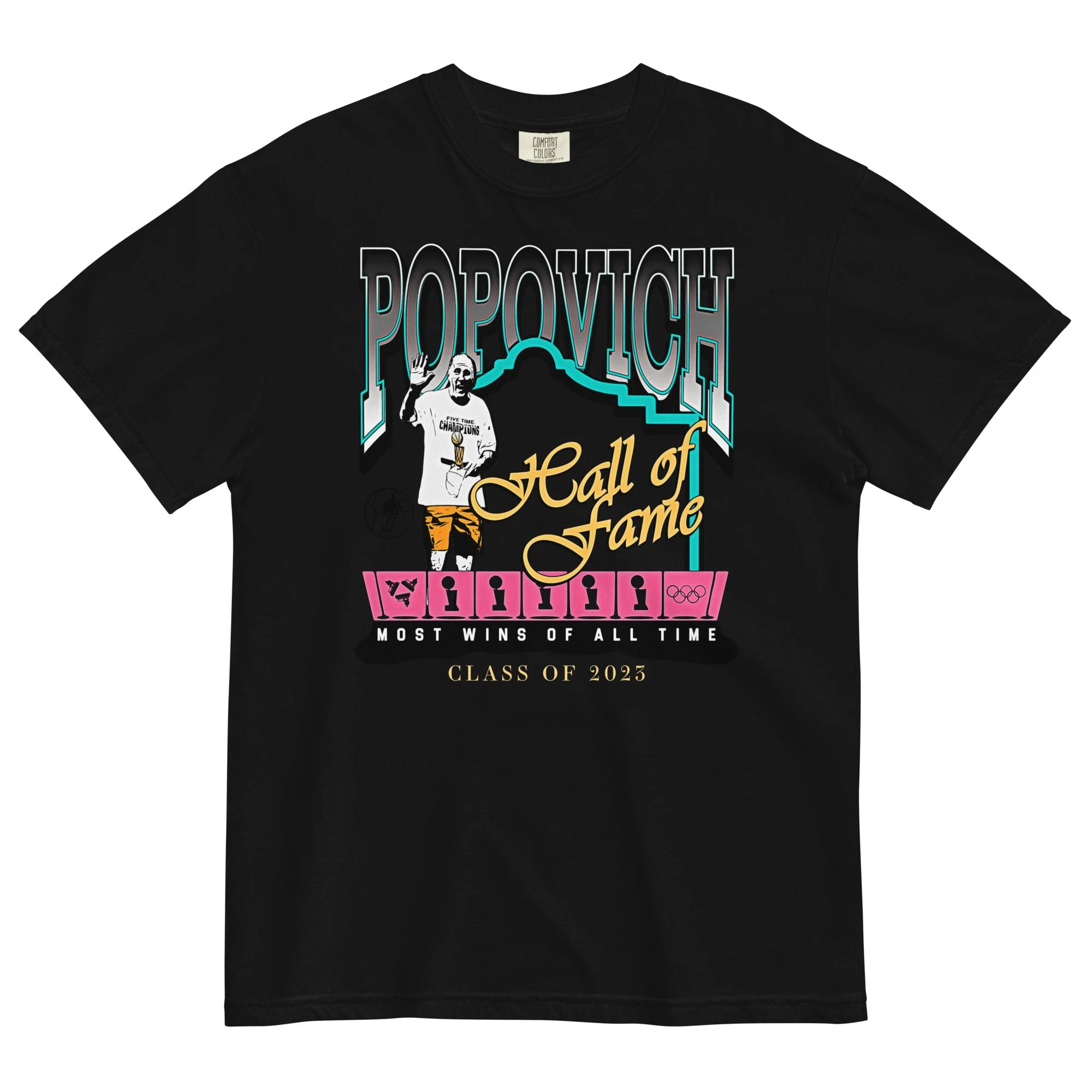 Popovich Hall of Fame Vintage Tee Campeche Collective