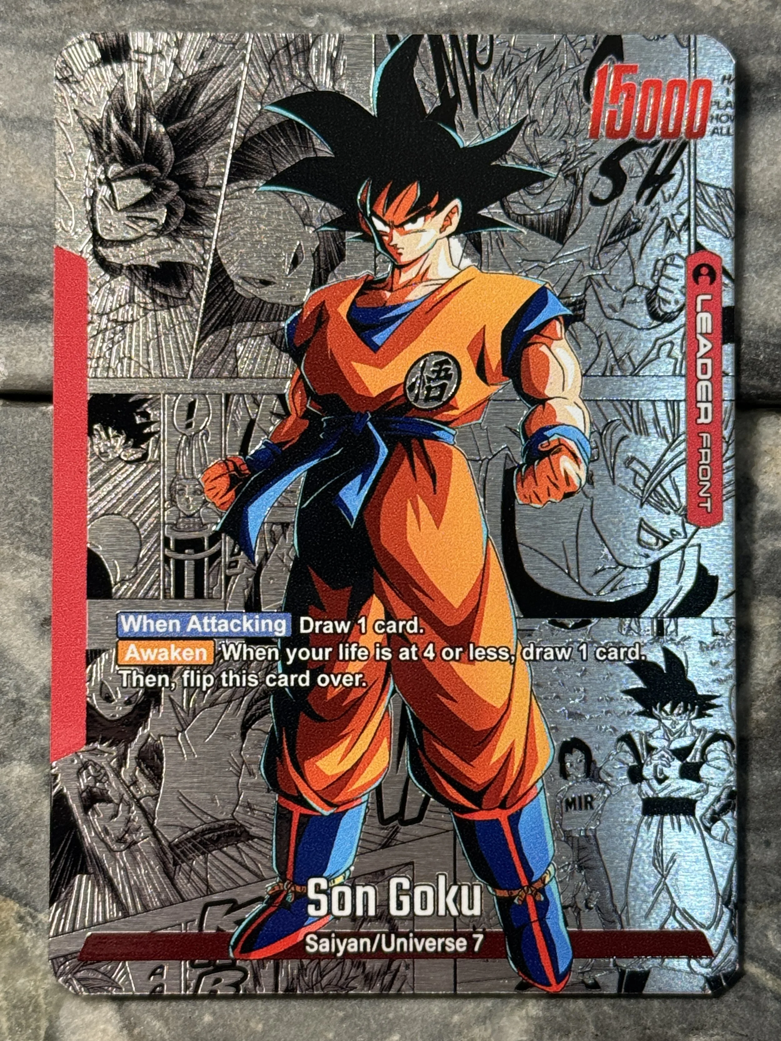 期間限定30％OFF! Fusion Ball Dragon world Style Manga Goku Son 7 Universe Red ドラゴンボールカード