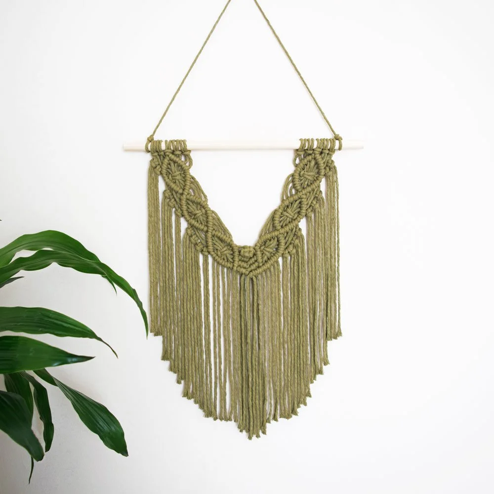 Macrame Wall Hanging  Earth Tone Wall Art — That Knot Place