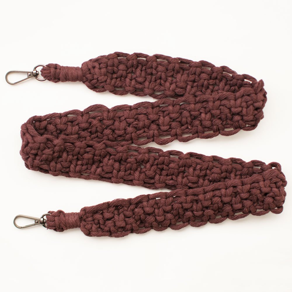 Purple Macrame Camera Strap  Travel Gifts for Her — That Knot Place