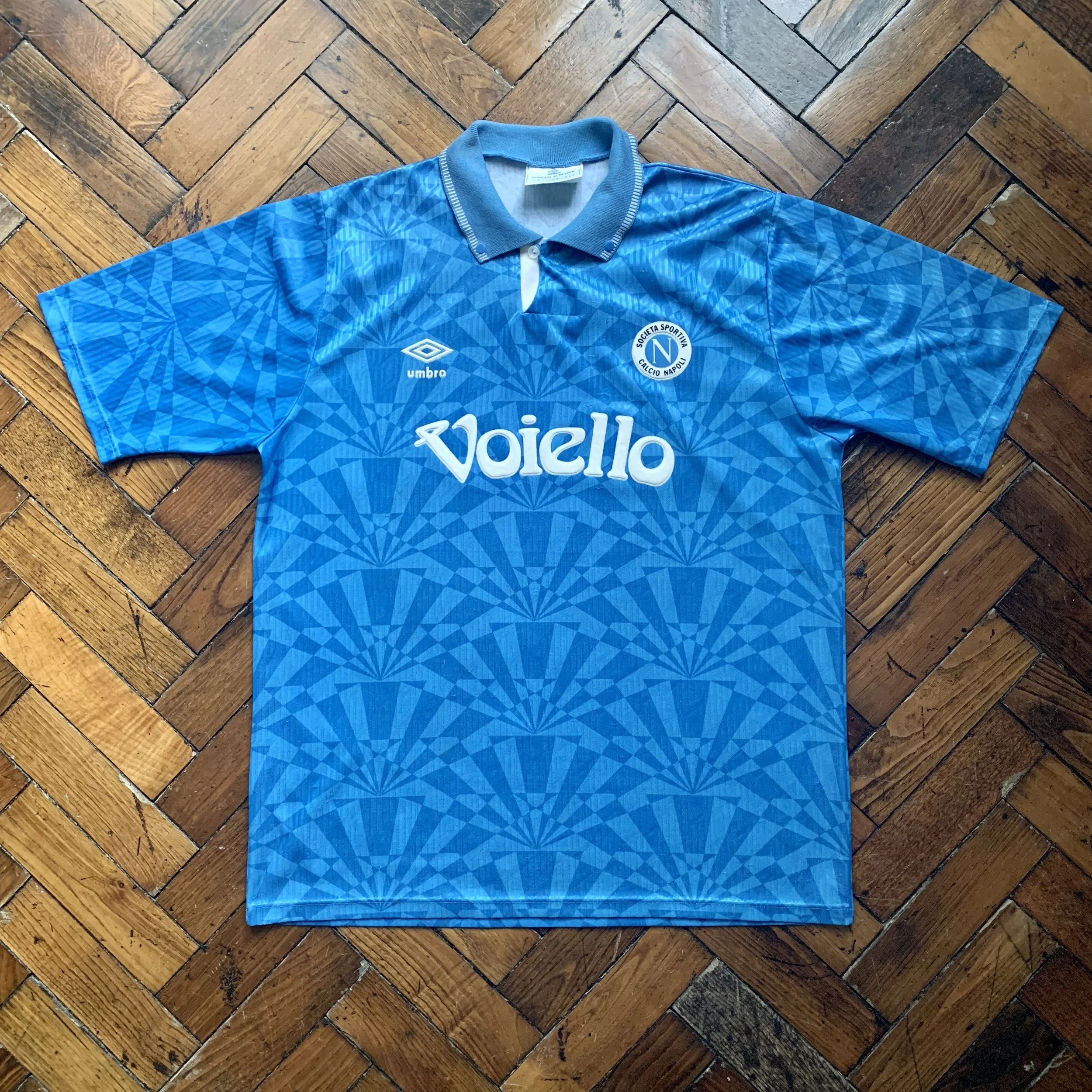 91/92 Napoli [HOME] (L) — Vintage Kit Co.