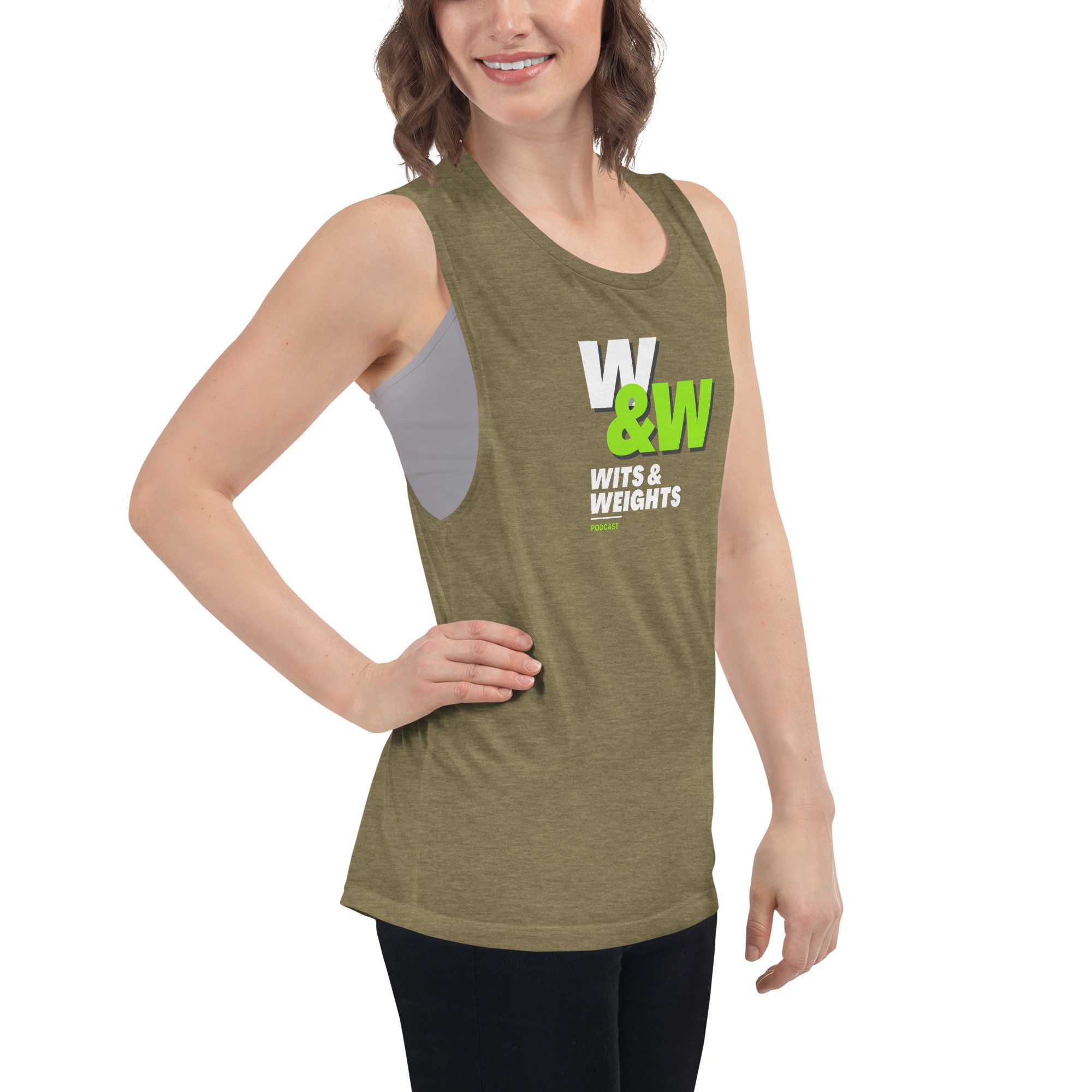 Ladies’ Muscle Tank — Wits & Weights Community, Podcast, and Nutrition  Coaching
