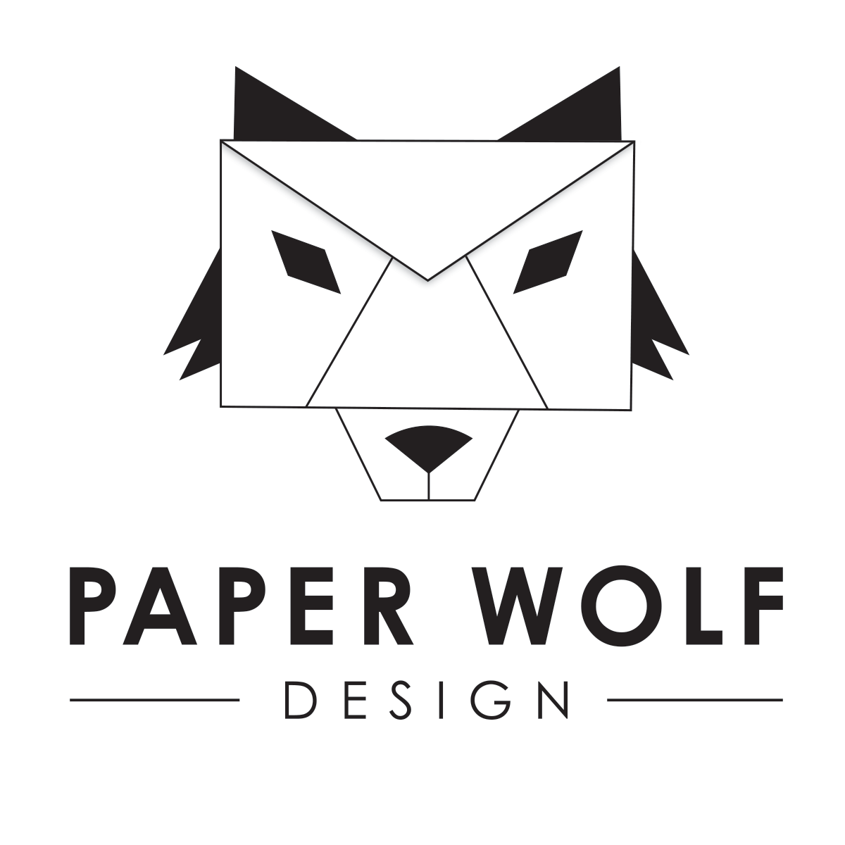 Paper Wolf Design 