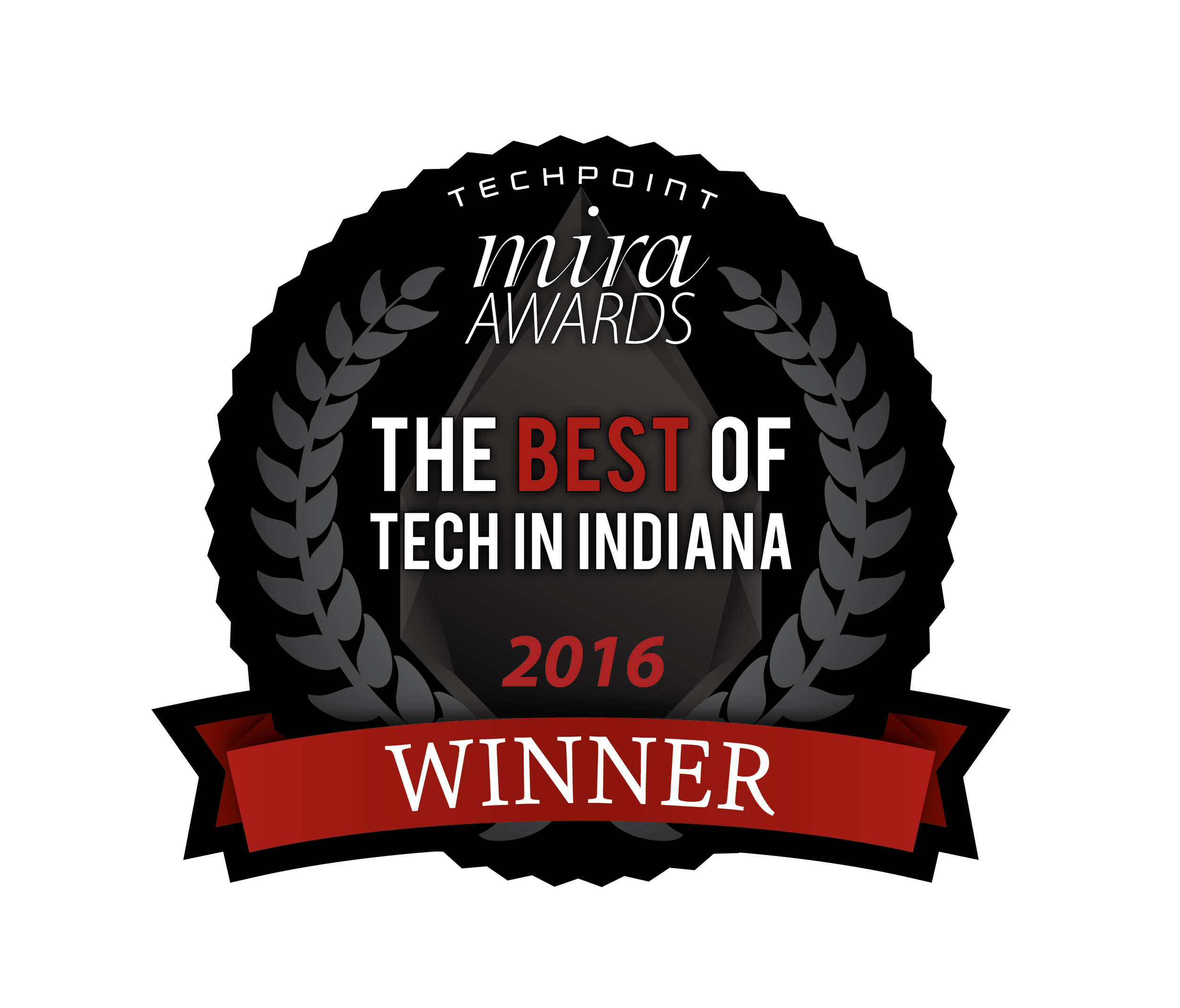 米拉奖:2016年印第安纳州最佳科技奖得主标志
