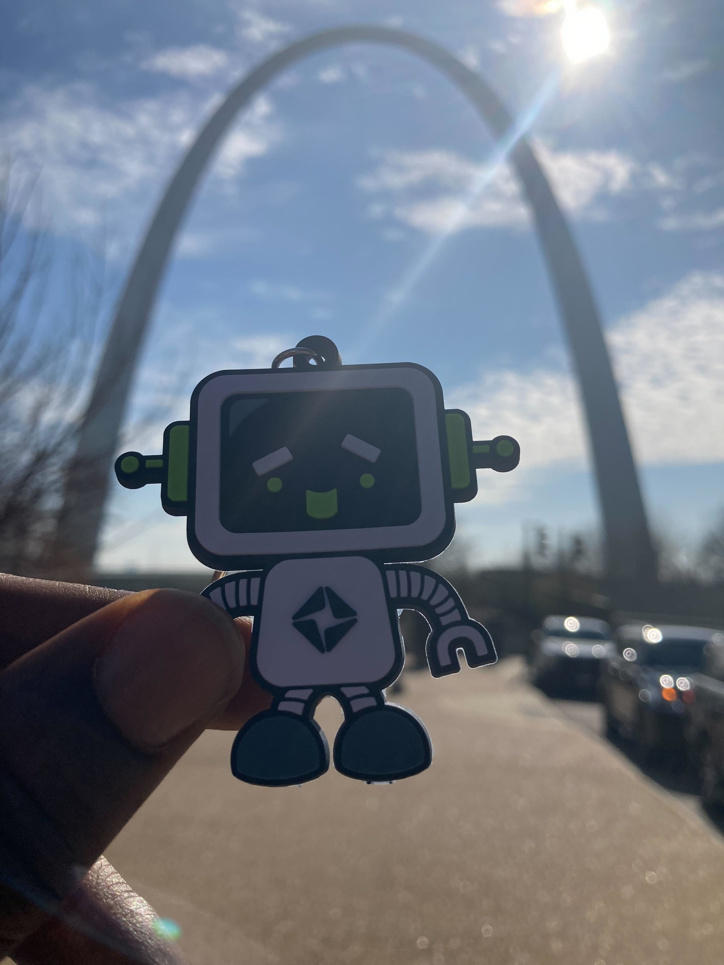 RoBert at the Arch in Saint Louis