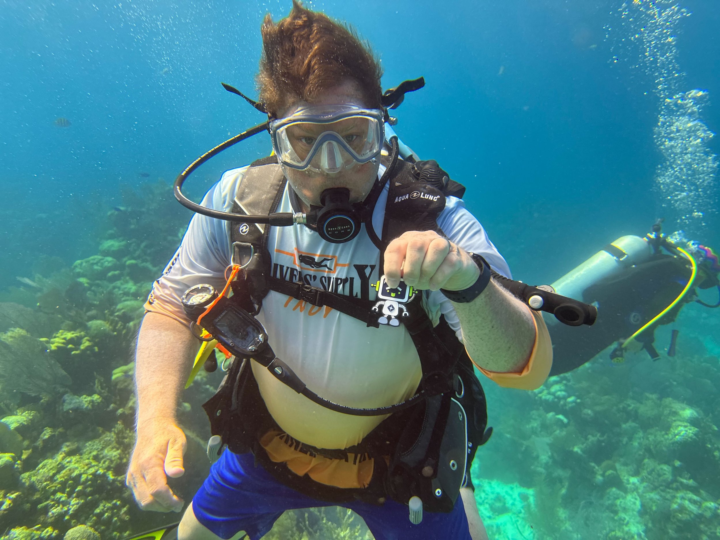 Robert Scuba Diving in Belize