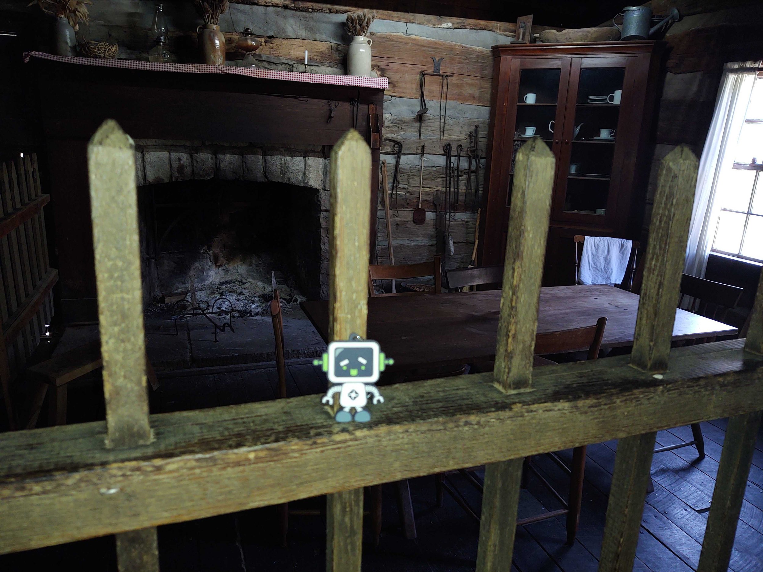 RoBert must really like his Indiana State Parks, he was checking out the Pioneer Village at Spring Mill.