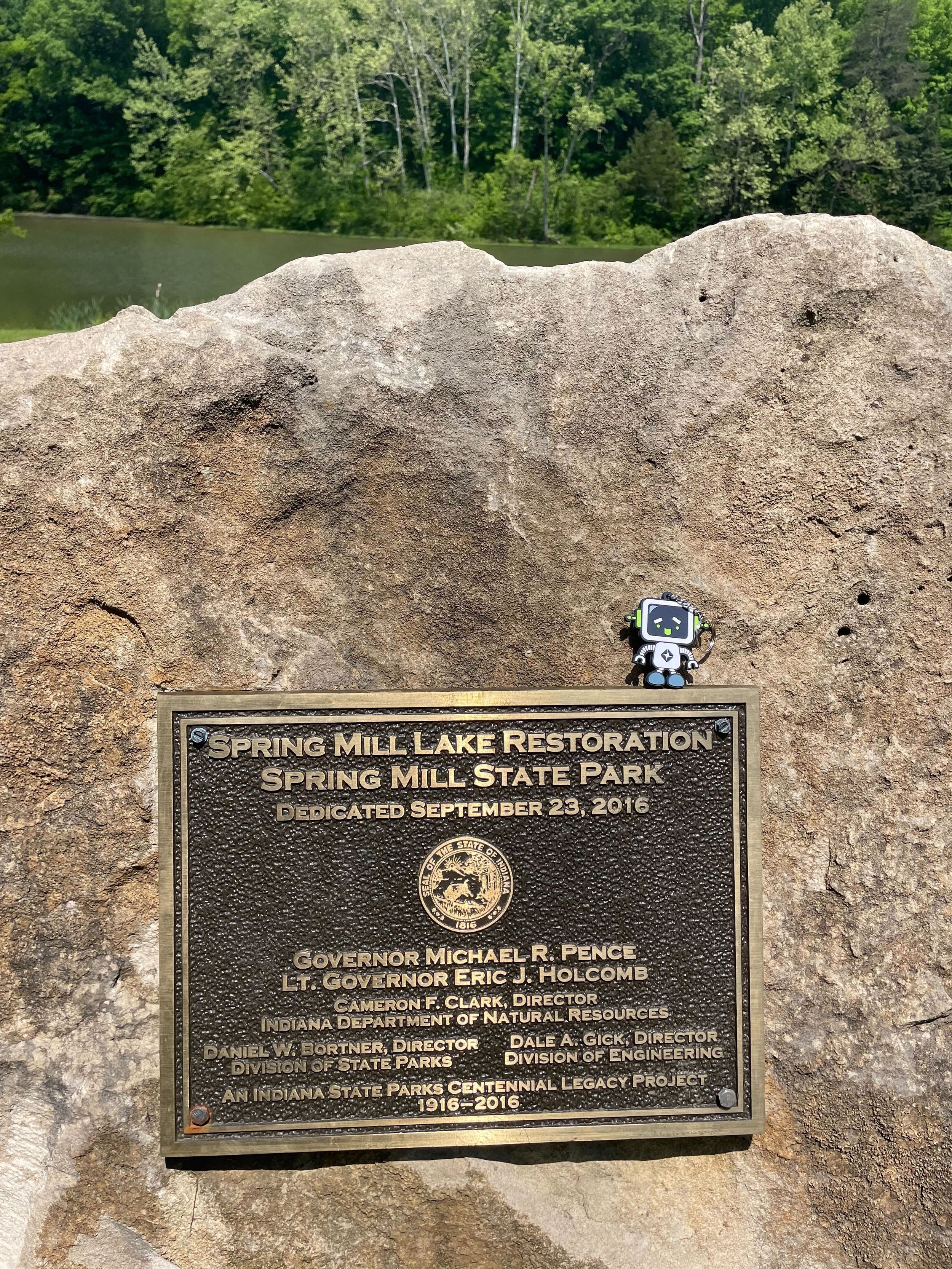 RoBert at the Spring Mill State Park