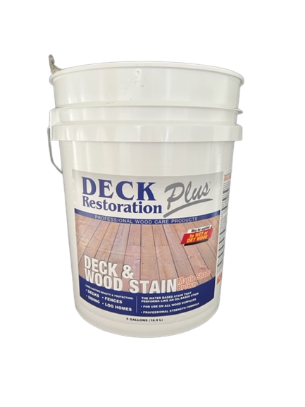 Deck Restoration Plus Deck and Wood Stain Maple Shade Brown Deck Restoration Plus