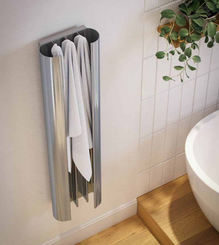 Explore our latest innovative electric towel rail - The Loop, Designer  Electric rail