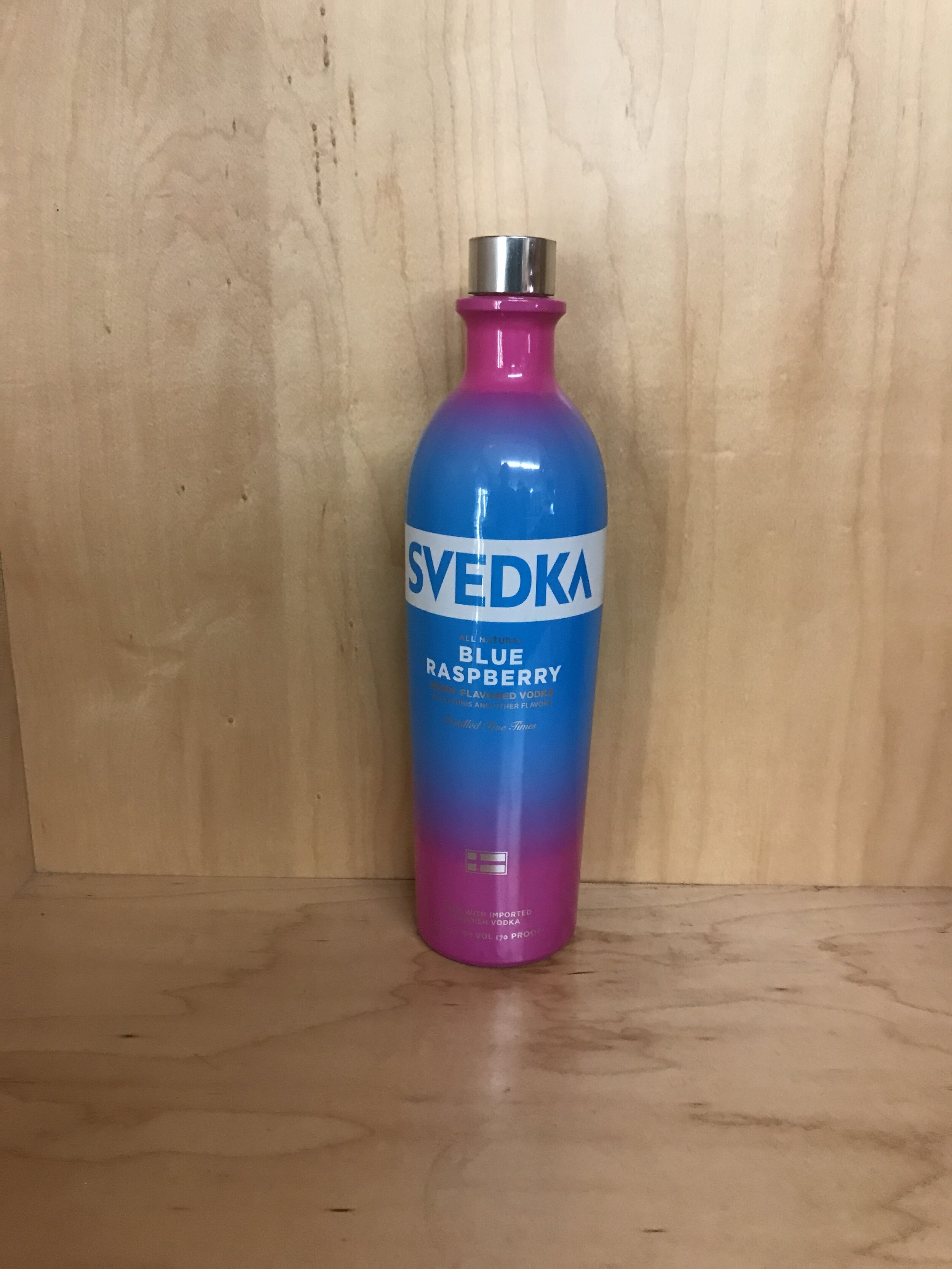 SVEDKA Blue Raspberry Flavored Vodka - 750ml Bottle