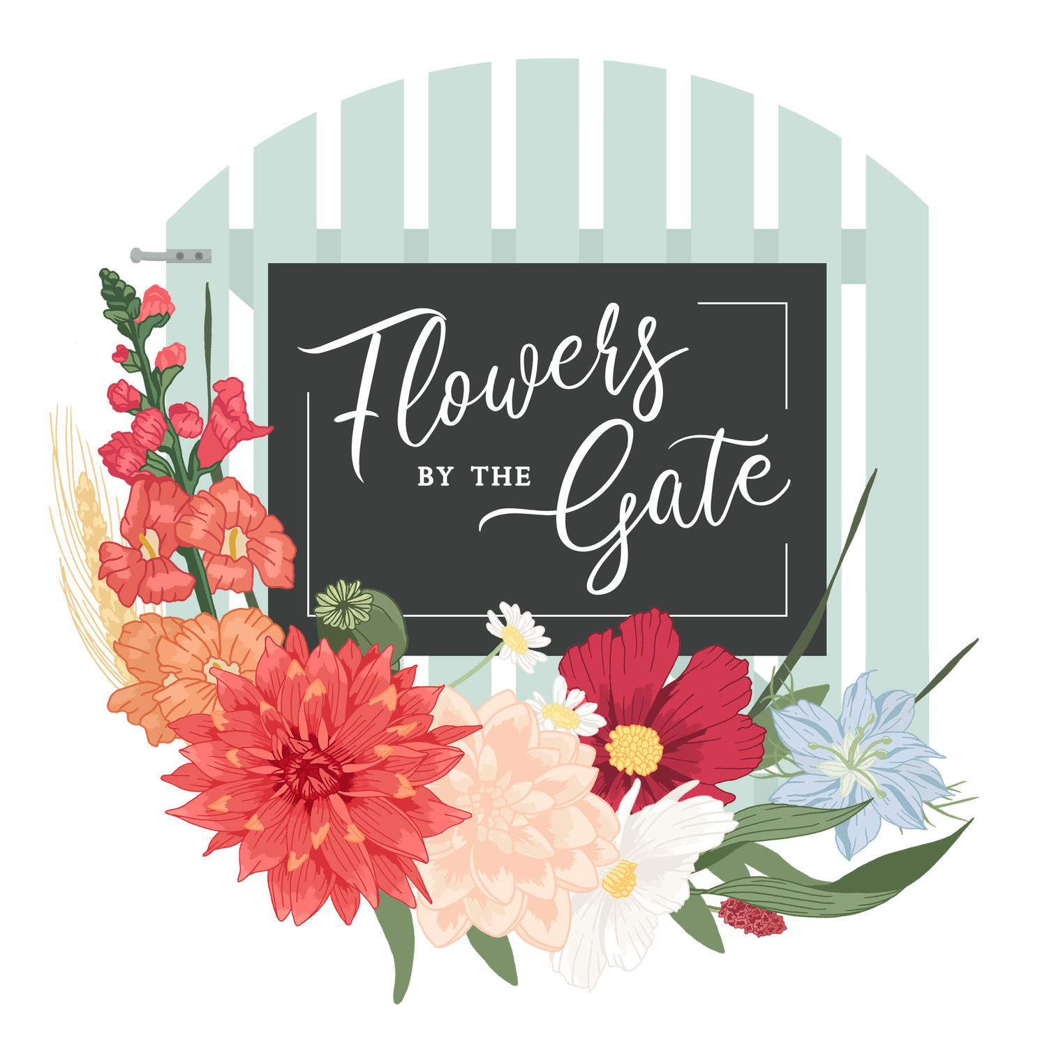Flowers by the Gate