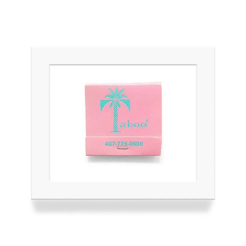 Ta-boo #1 (Palm Beach, FL) Print @matchbookdiaries — c r c