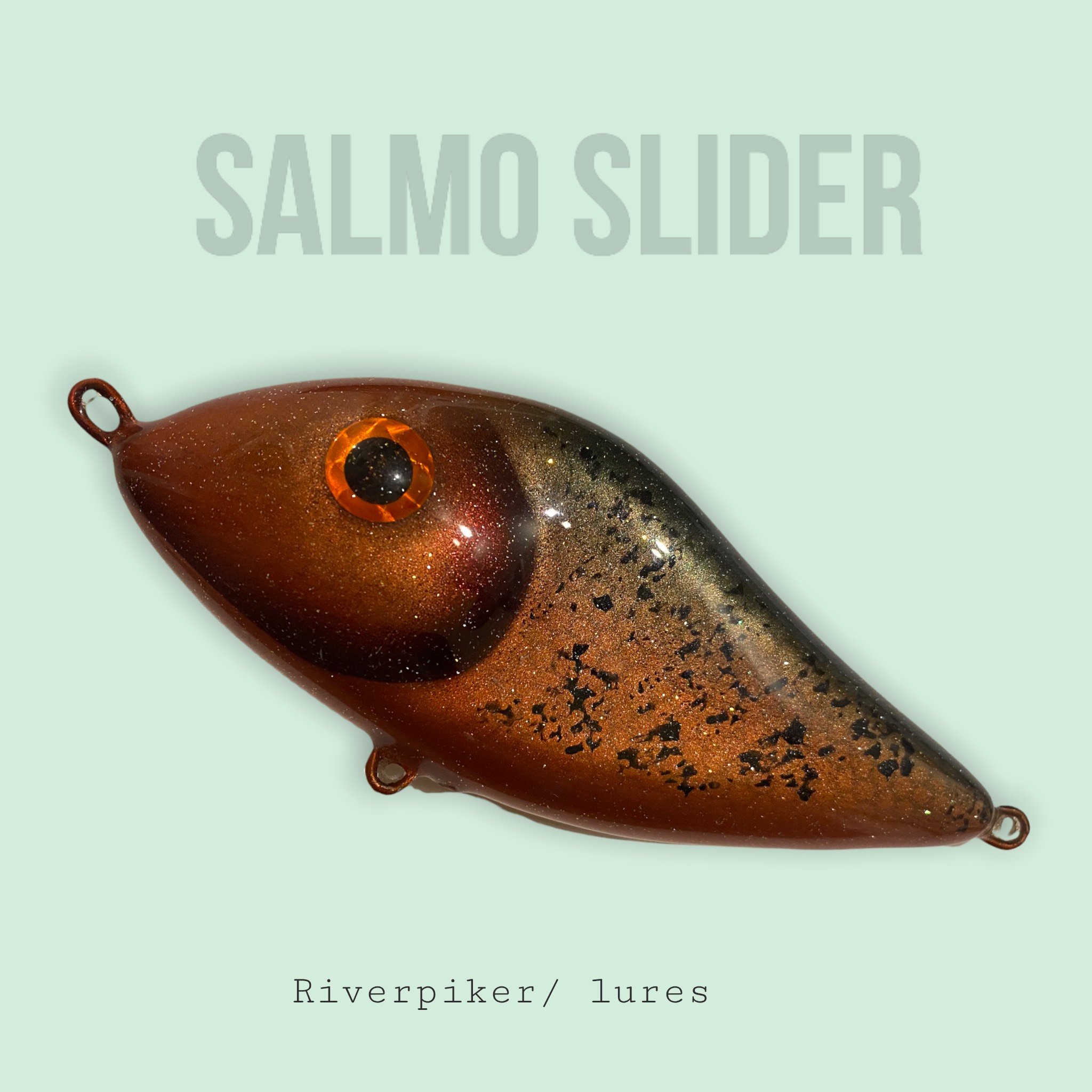 Custom painted Salmo slider 12.5cm — Riverpiker
