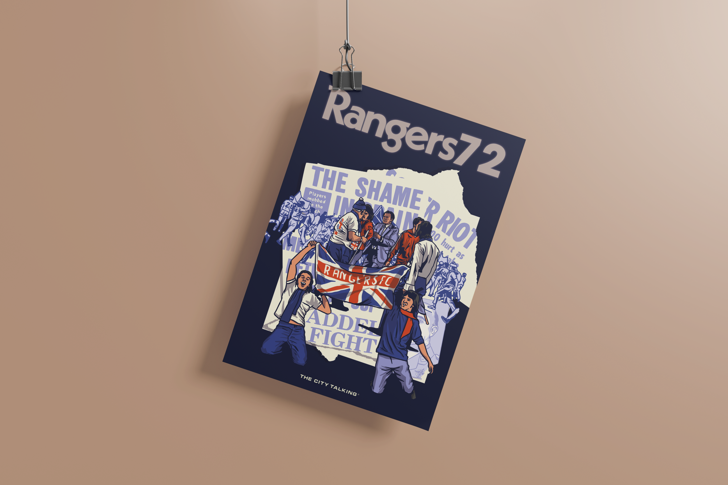 Rangers retired numbers vintage poster