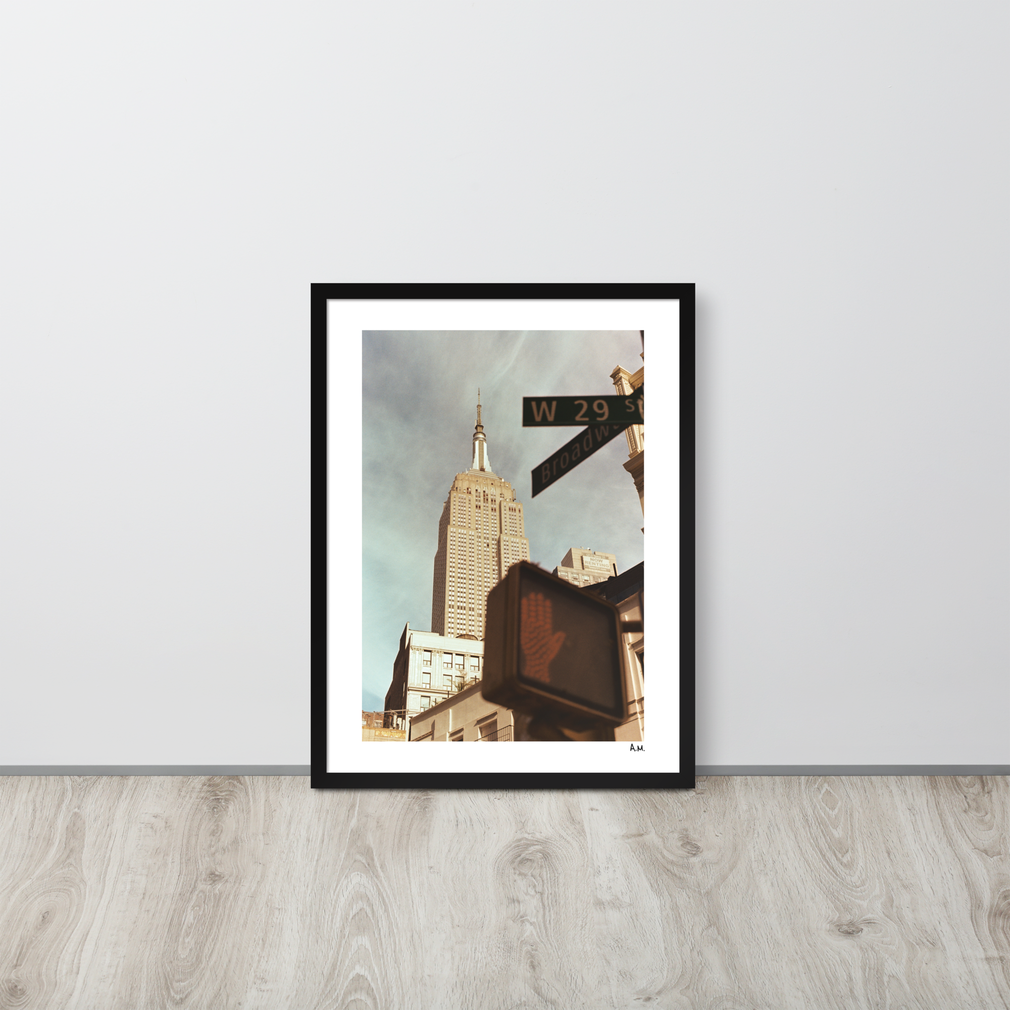 吉岡耕ニ　油彩empire state Bd Empire State Building | Framed Fine Art Print | NYC - 303 — Andrew