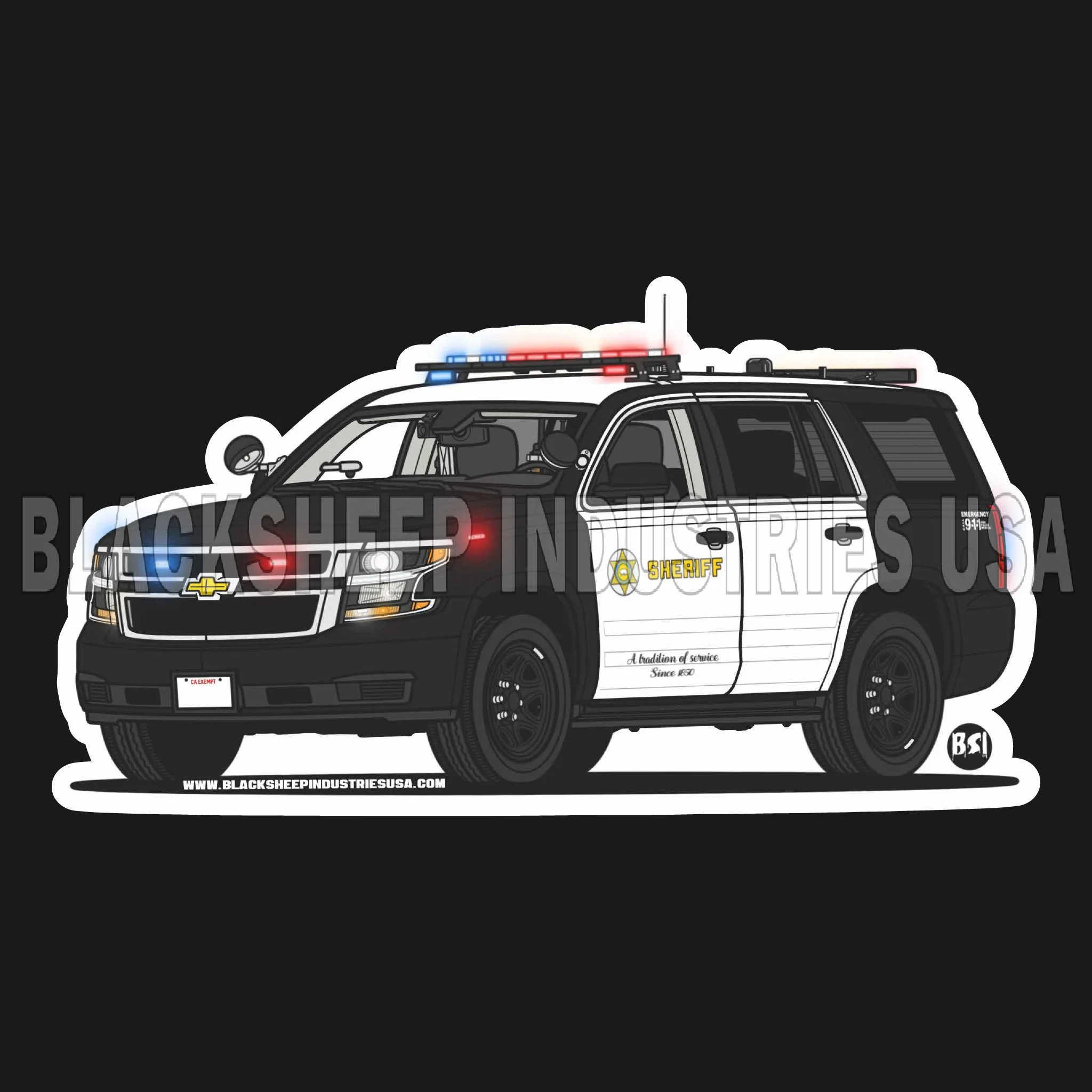 LASD ( CA ) S.E.B S.W.A.T Stickers — Blacksheep Industries
