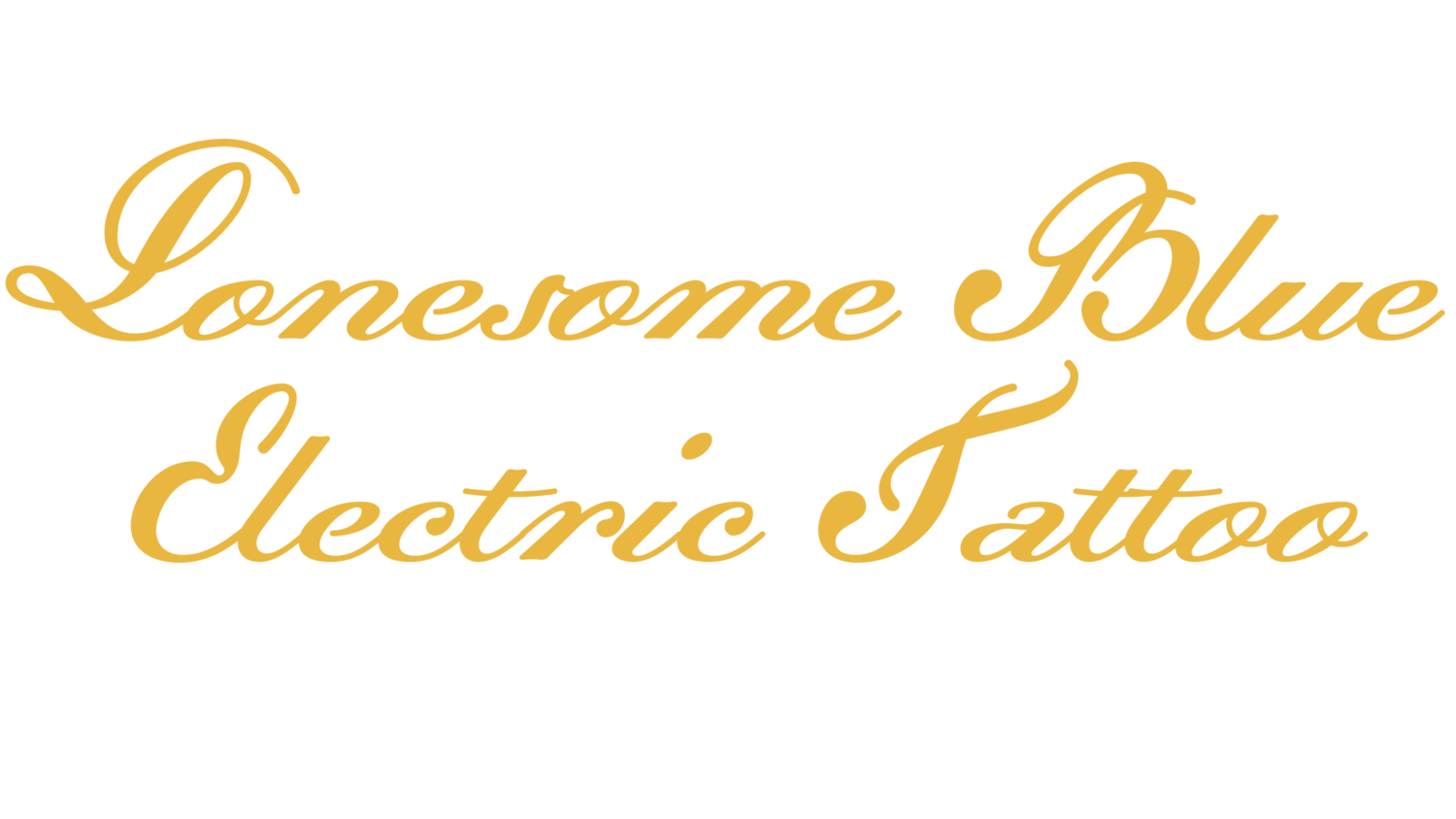 Lonesome Blue Electric Tattoo