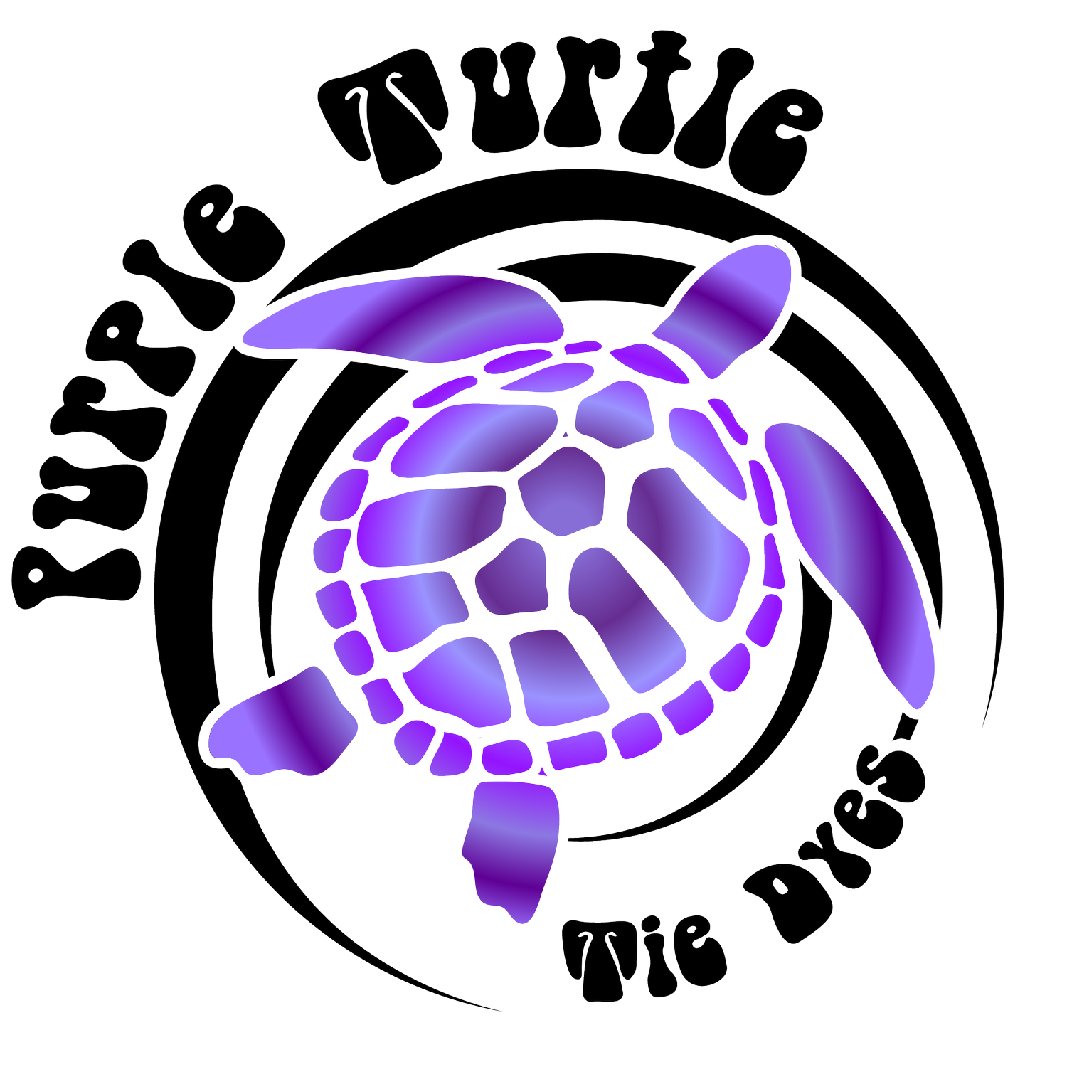 Purple Turtle Tie Dyes