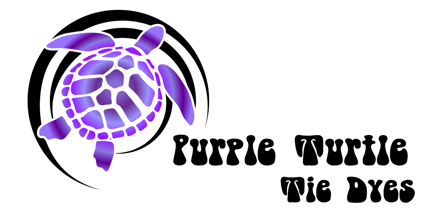 Purple Turtle Tie Dyes