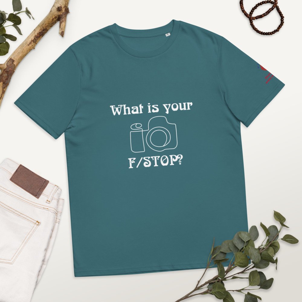 WT FSTOP Unisex organic cotton t-shirt — WT FSTOP Jeff and Angie Photography