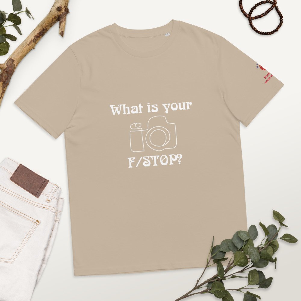 WT FSTOP Unisex cotton t-shirt — WT FSTOP Jeff and Angie Photography