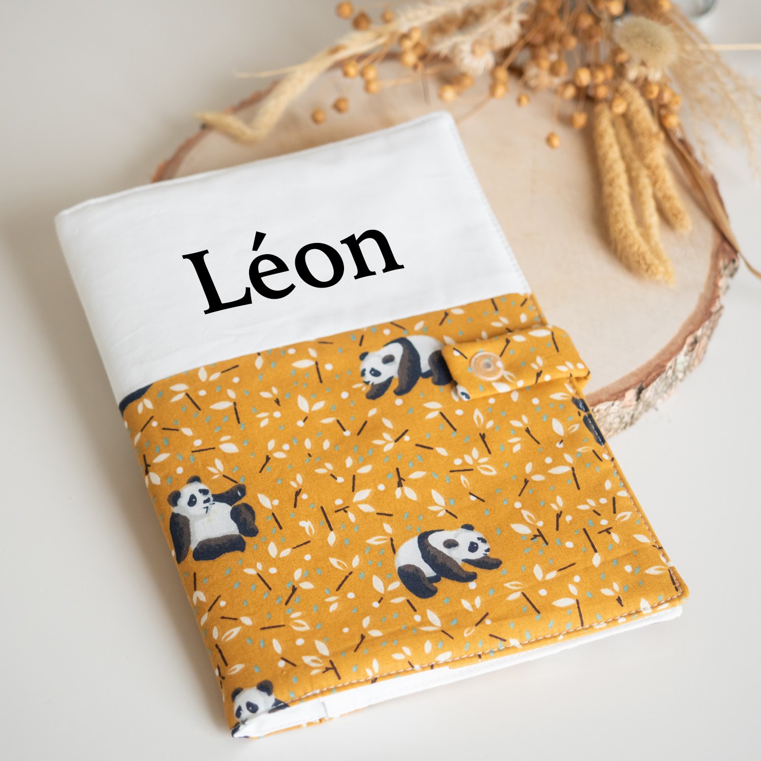 Protège carnet de santé bébé lion