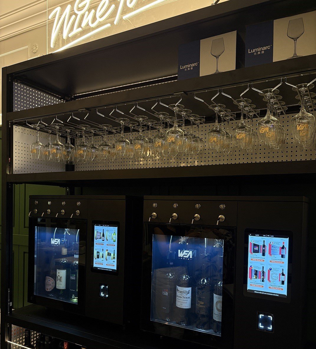 Restaurant with Wine Dispenser Singapore