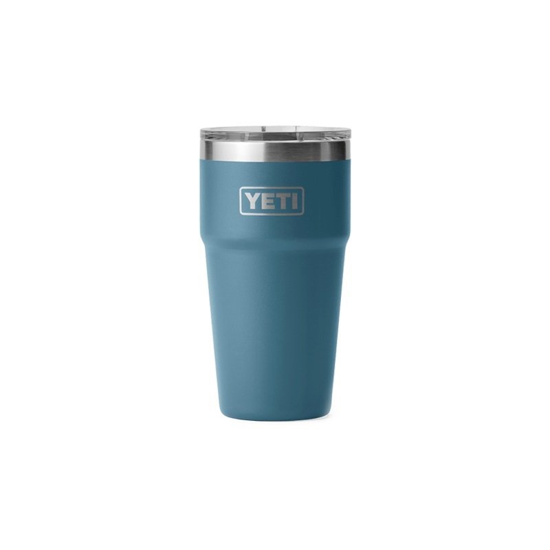 YETI Rambler 16 oz Stackable Pint, Vacuum Insulated, Stainless Steel with  MagSlider Lid, Navy