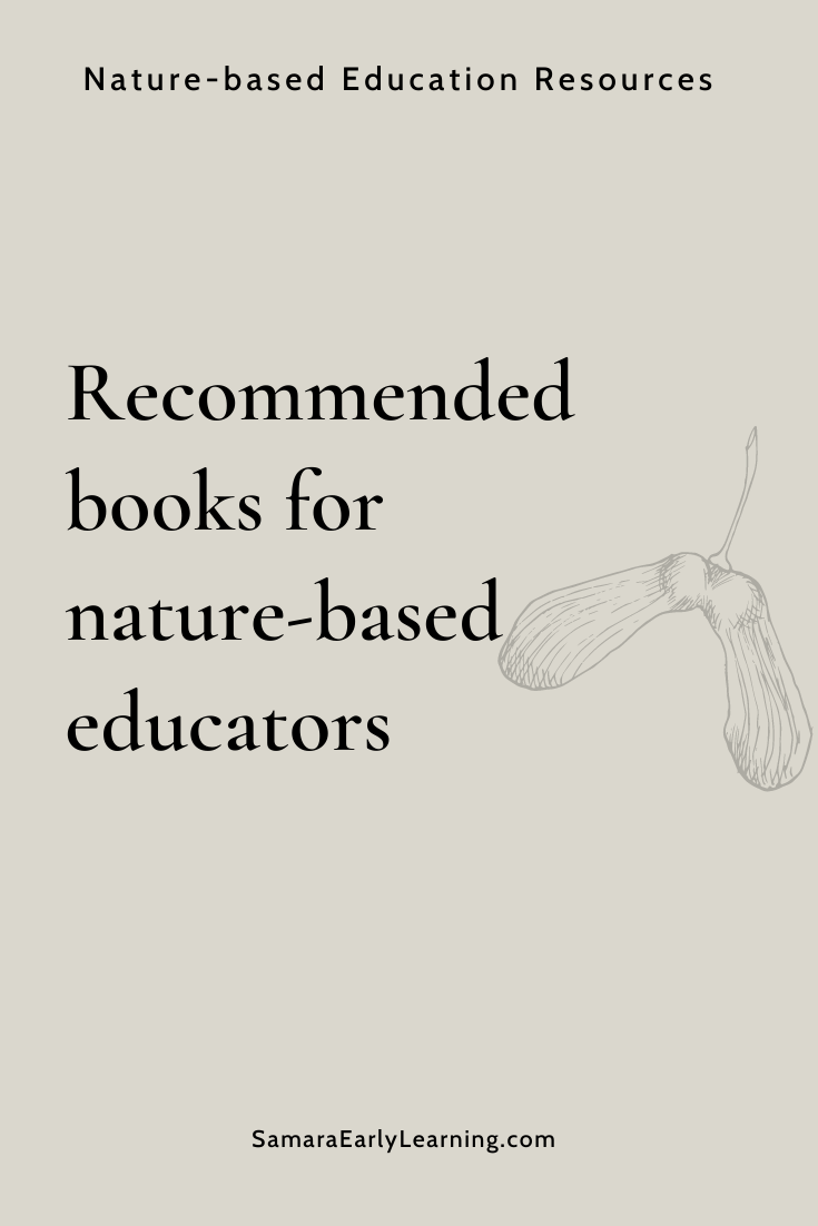 Recommended books for nature-based educators