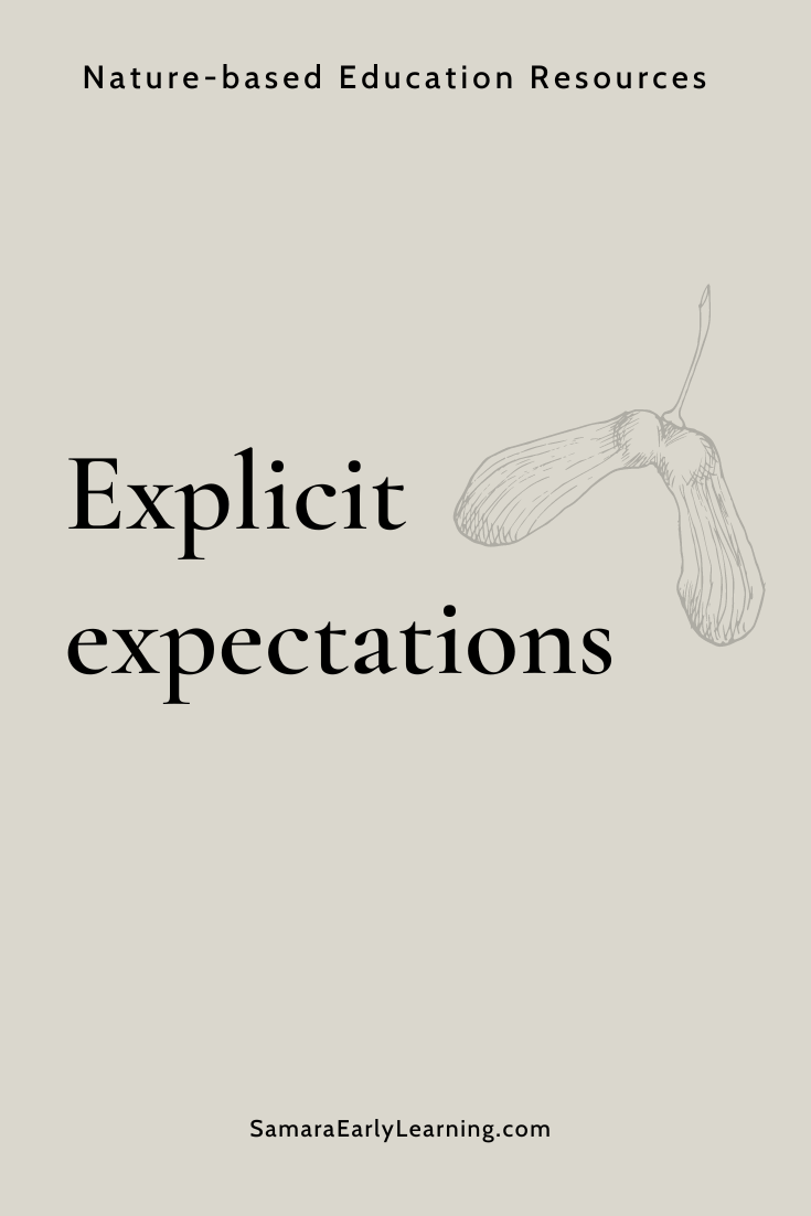Explicit expectations