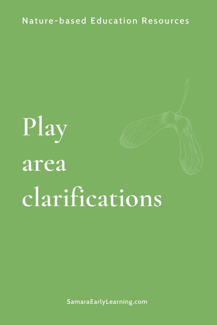 Play area clarifications