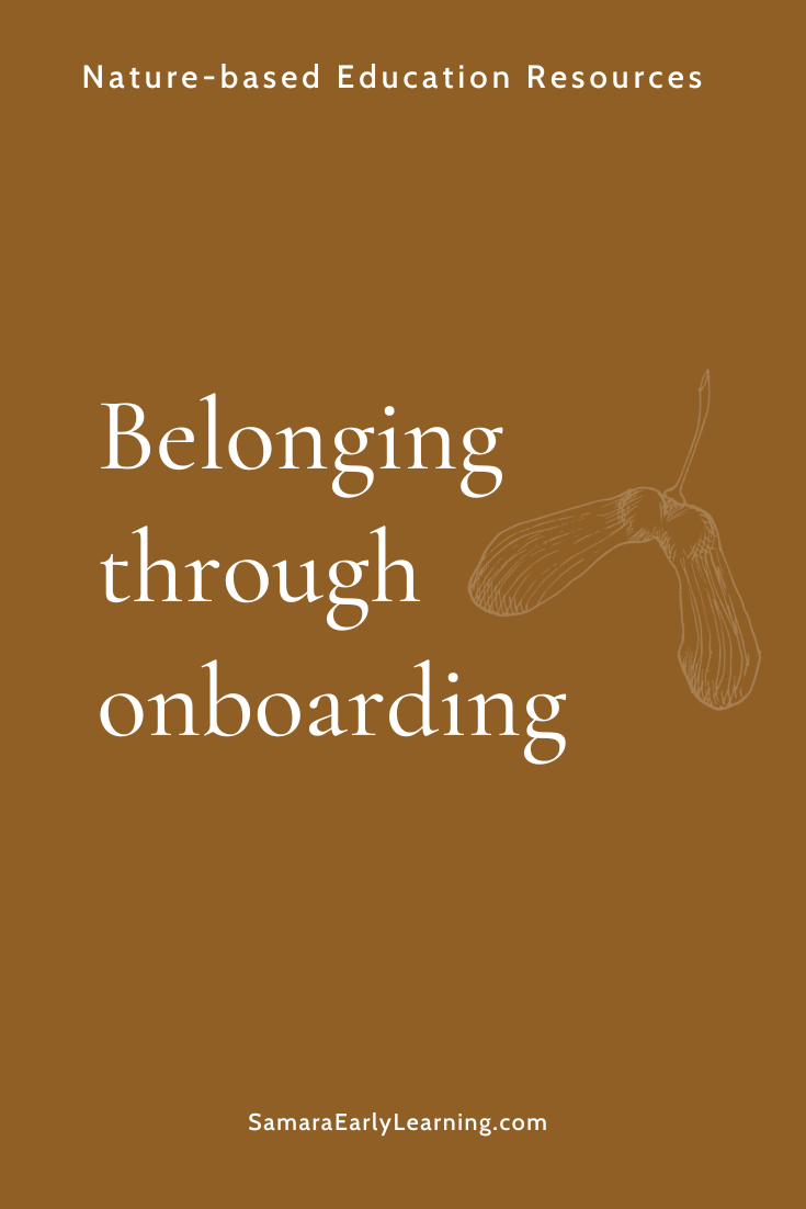 Belonging through onboarding