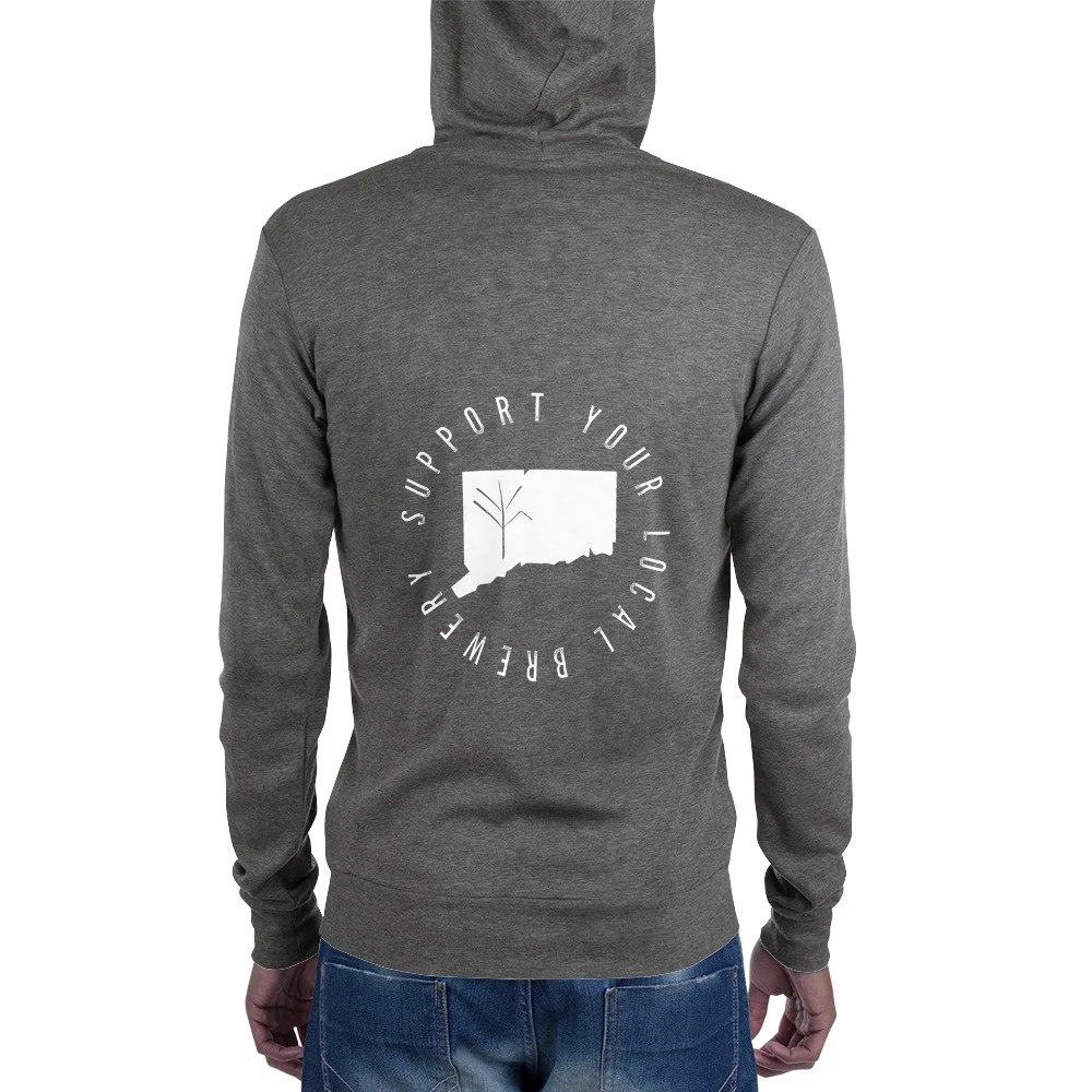 Support Your Local Brewery Unisex Zip Hoodie — Broken Symmetry