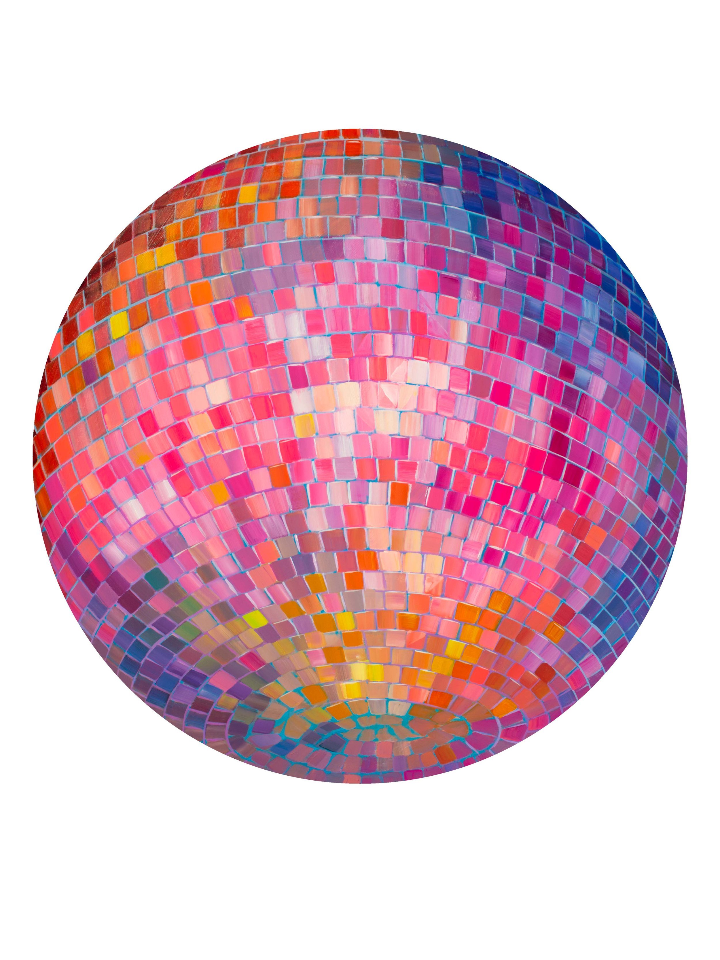 Canvas print Pink disco ball