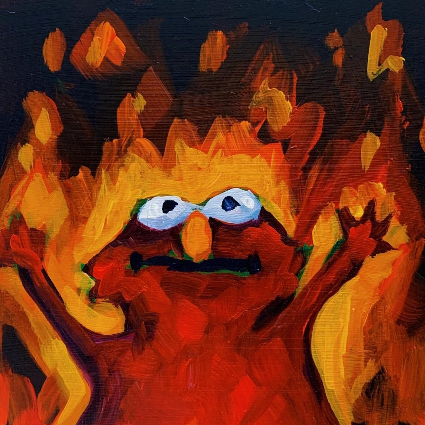 Elmo Fire Meme, 45% OFF