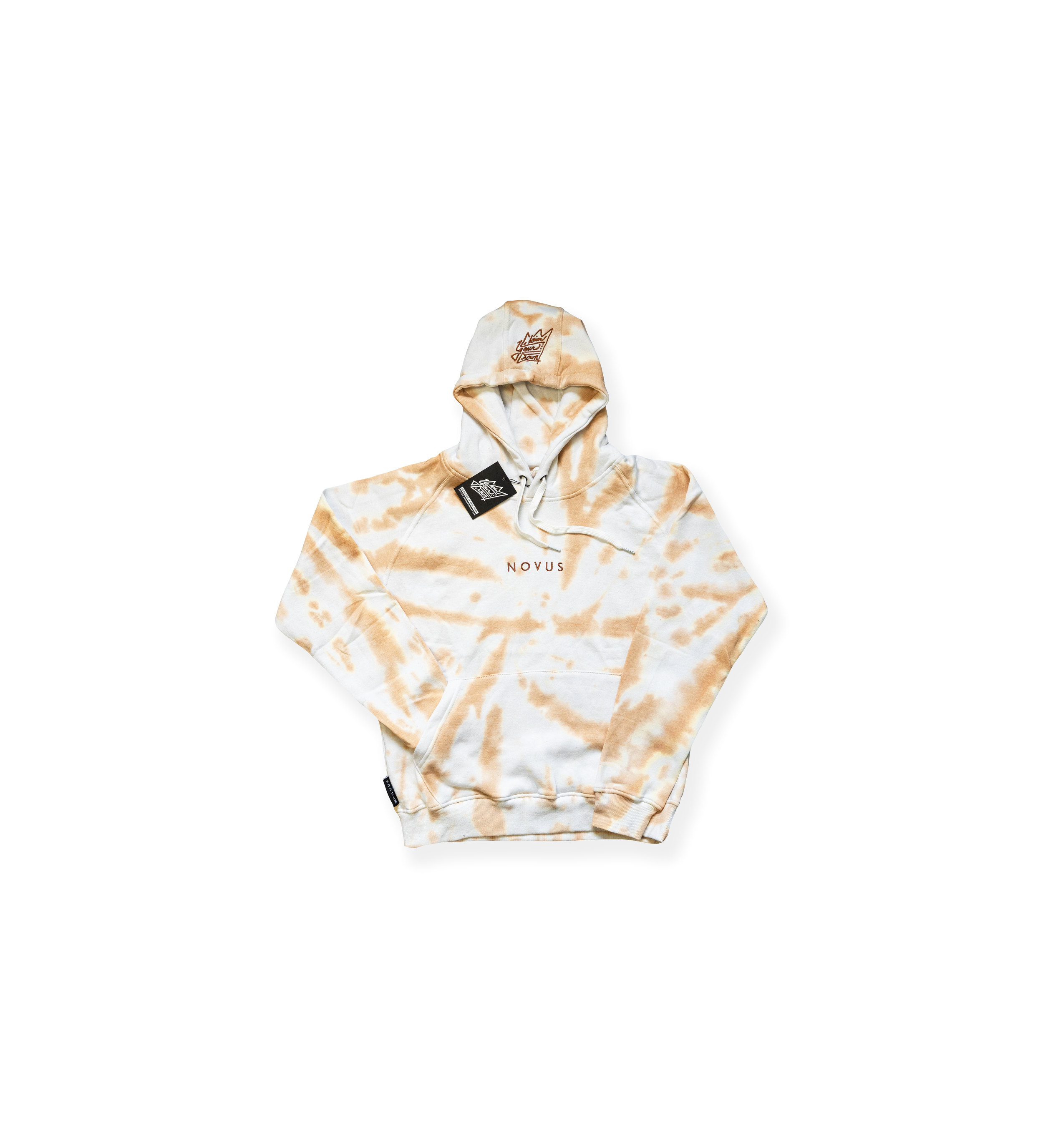 NOVUS Tan Tie-Dye Hoodie | NOVUS