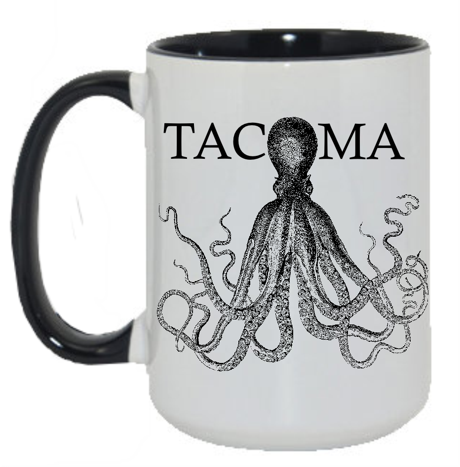Tacoma Octopus 15oz mug