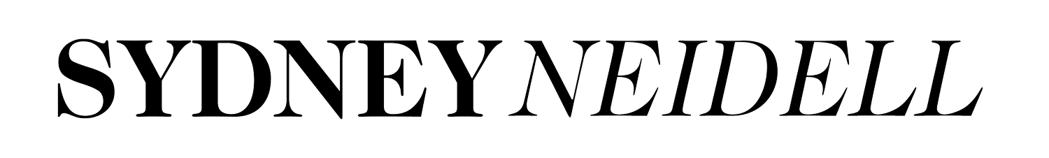 Sydney Neidell Portfolio