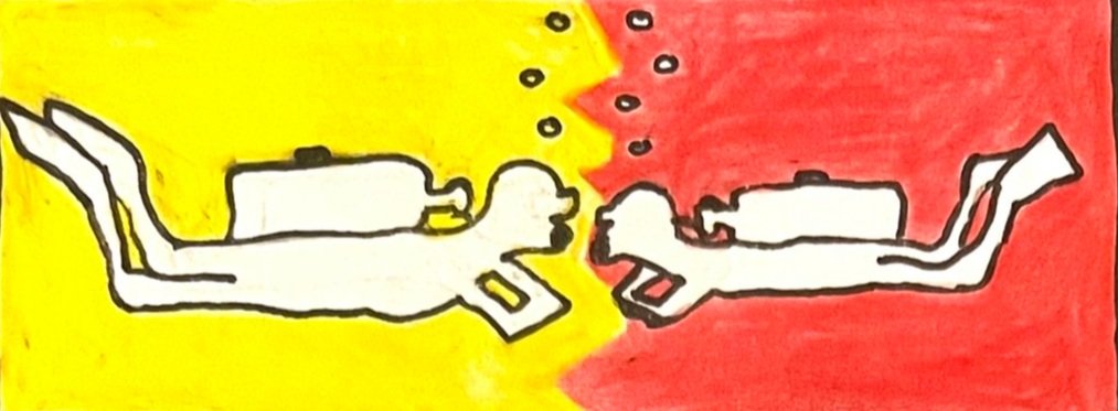 Ketchup And Mustard SCUBA Diving (Copy)