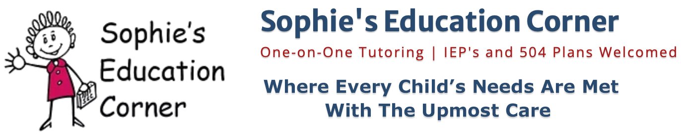 Sophie&#39;s Education Corner