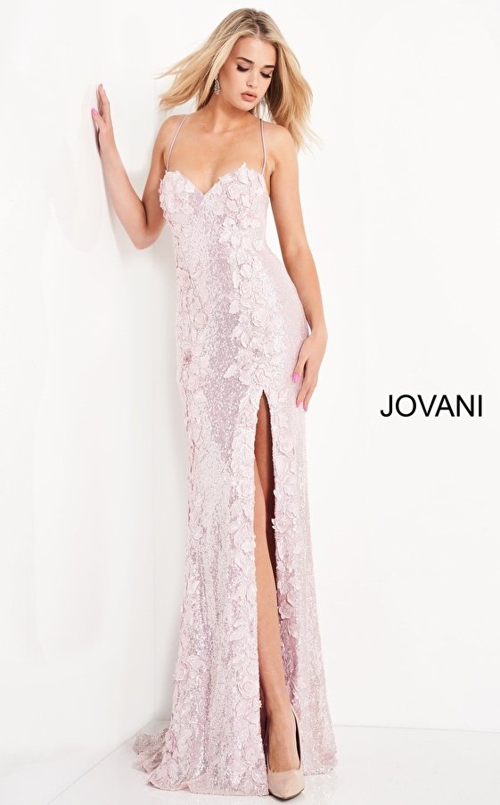 Jovani Dress 09749  Embellished Backless Dress